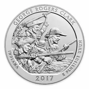 2017 5oz Silver America the Beautiful George Rogers Clark National Historical Park (2)
