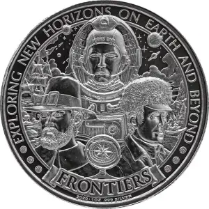 2020 Frontiers 1 oz Silver Round - Pilgrims (2)